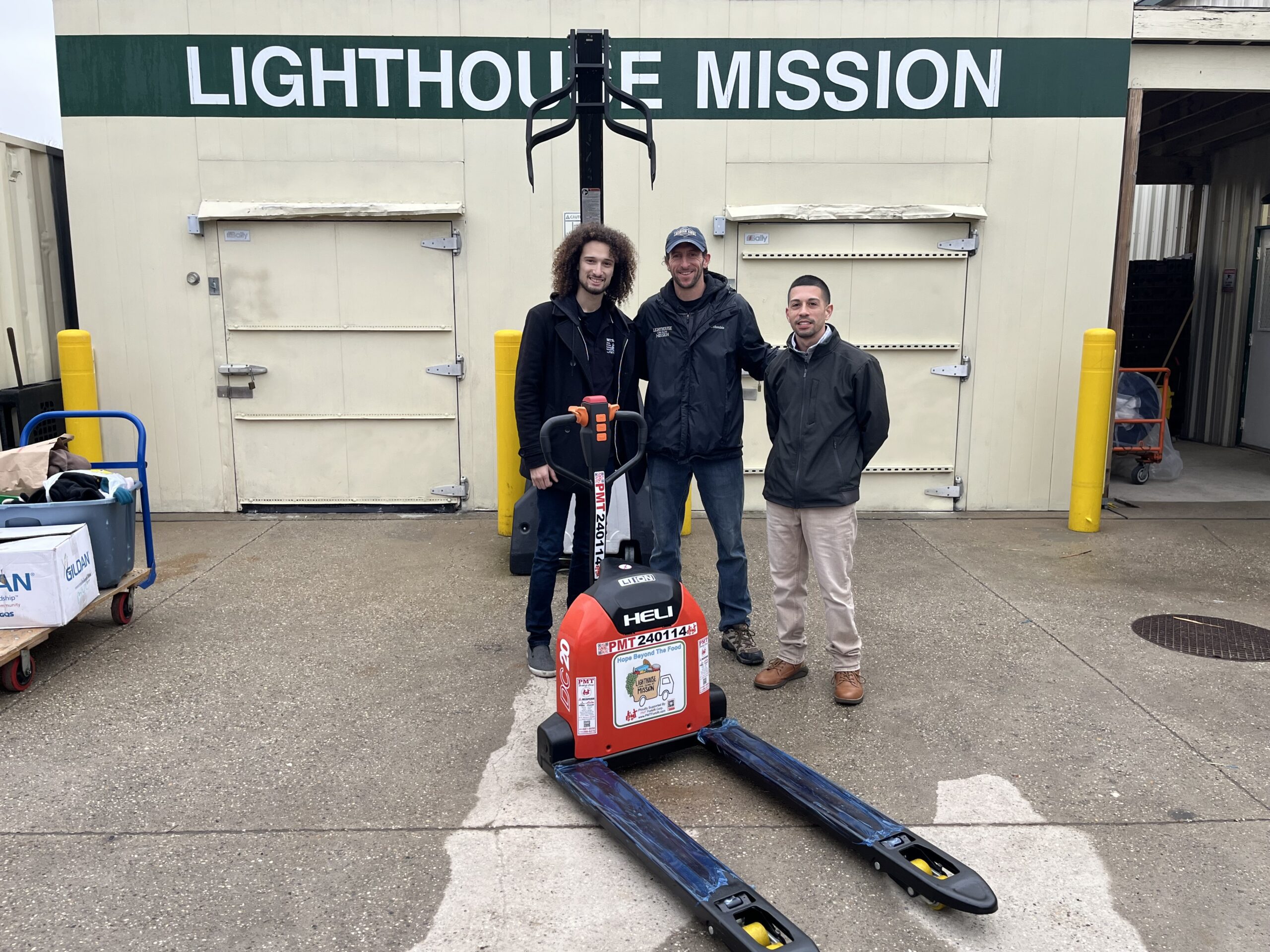 Lighthouse Mission Donation Forklift PMT Food